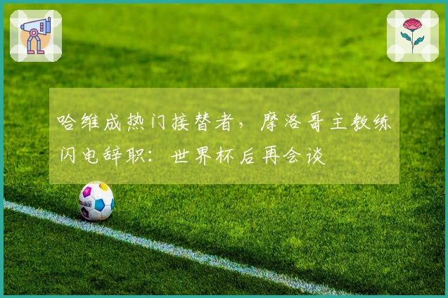 哈维成热门接替者，摩洛哥主教练闪电辞职：世界杯后再会谈